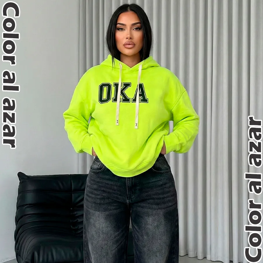 SUDADERAOVERSIZE 1 Pieza 7710